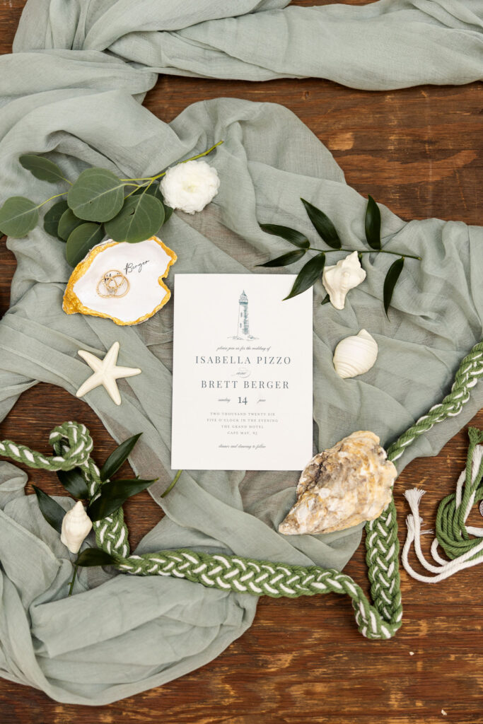 grand hotel cape may wedding detail photo ideas