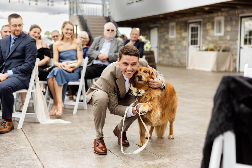 Ways to include dog in your wedding, lancaster pa wedding, the barn at silverstone