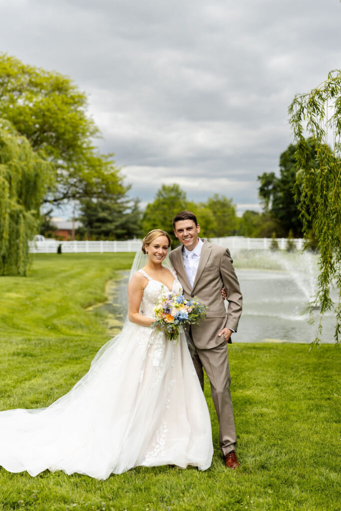 wedding portraits at the barn at silverstone in lancaster pa